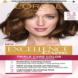 L'Oreal Paris Excellence Cream Shade 5.3 Golden Light Brown