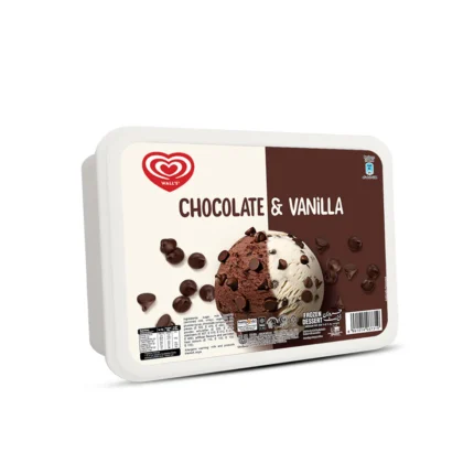 Walls Chocolate and Vanilla 1400ml