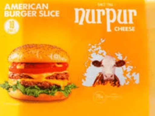 Nurpur American burger slice cheese