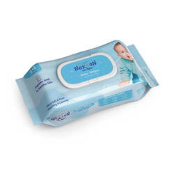 Nexton Fragrance Free Baby Wipes 64 Pcs