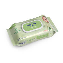 Nexton Aloe Vera Baby Wipes 64 Pcs