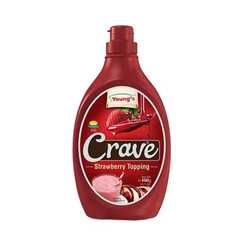 Young's Crave Strawberry Topping 623g